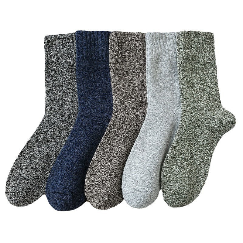 Autumn and winter thickened retro imitation rabbit wool socks - Image 13