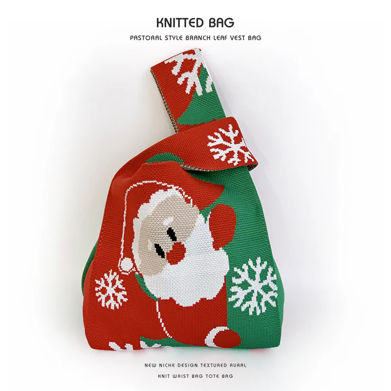 Christmas Cute Knitted Candy Bag Crossbody Handbag - Image 10