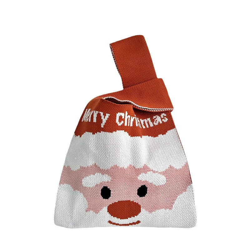 Christmas Cute Knitted Candy Bag Crossbody Handbag - Image 6