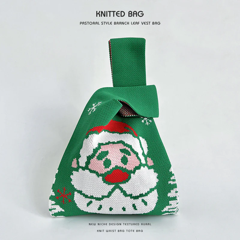 Christmas Cute Knitted Candy Bag Crossbody Handbag - Image 8