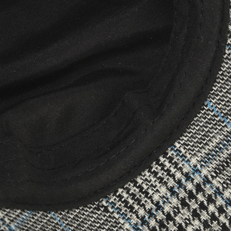 Plaid fashionable and comfortable beret men's and women's same cap - Image 5