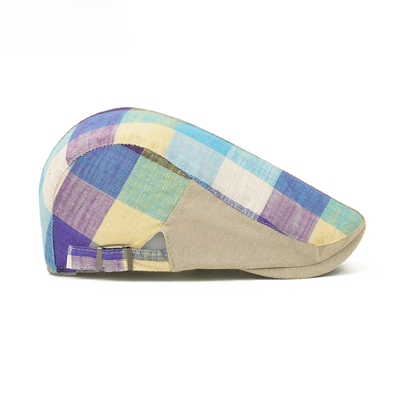 New hat colorful splicing sunshade duck tongue - Image 3
