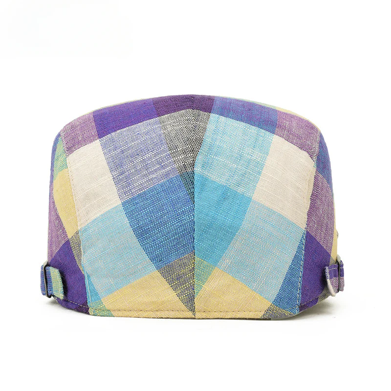 New hat colorful splicing sunshade duck tongue - Image 4
