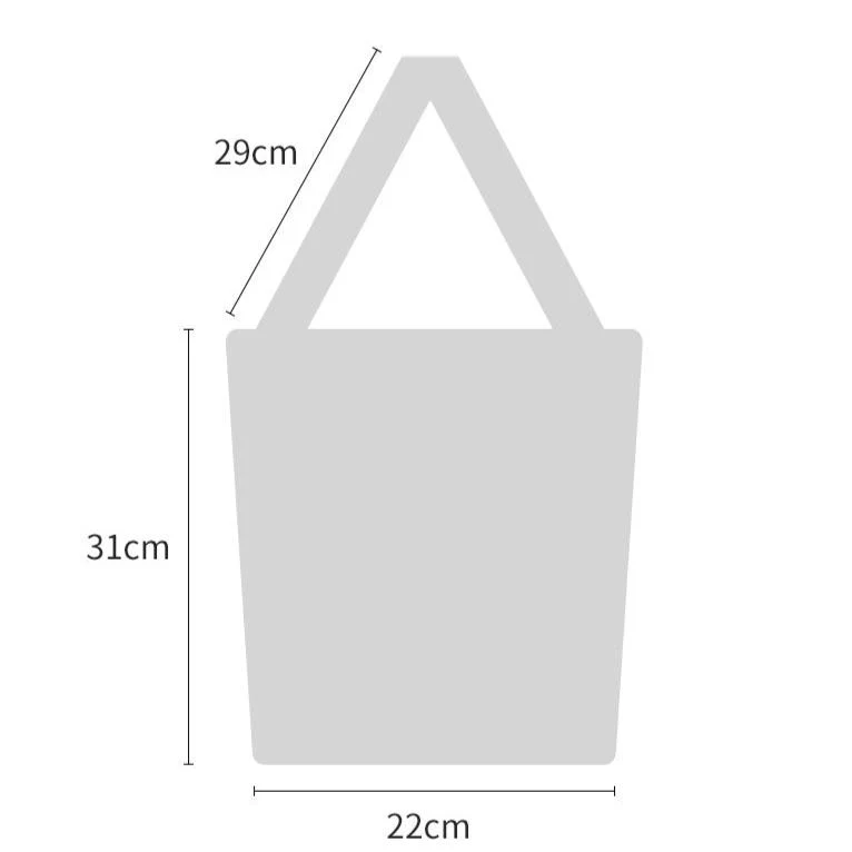 Diamond lattice large capacity shoulder bag handbag knitted bag - Image 2