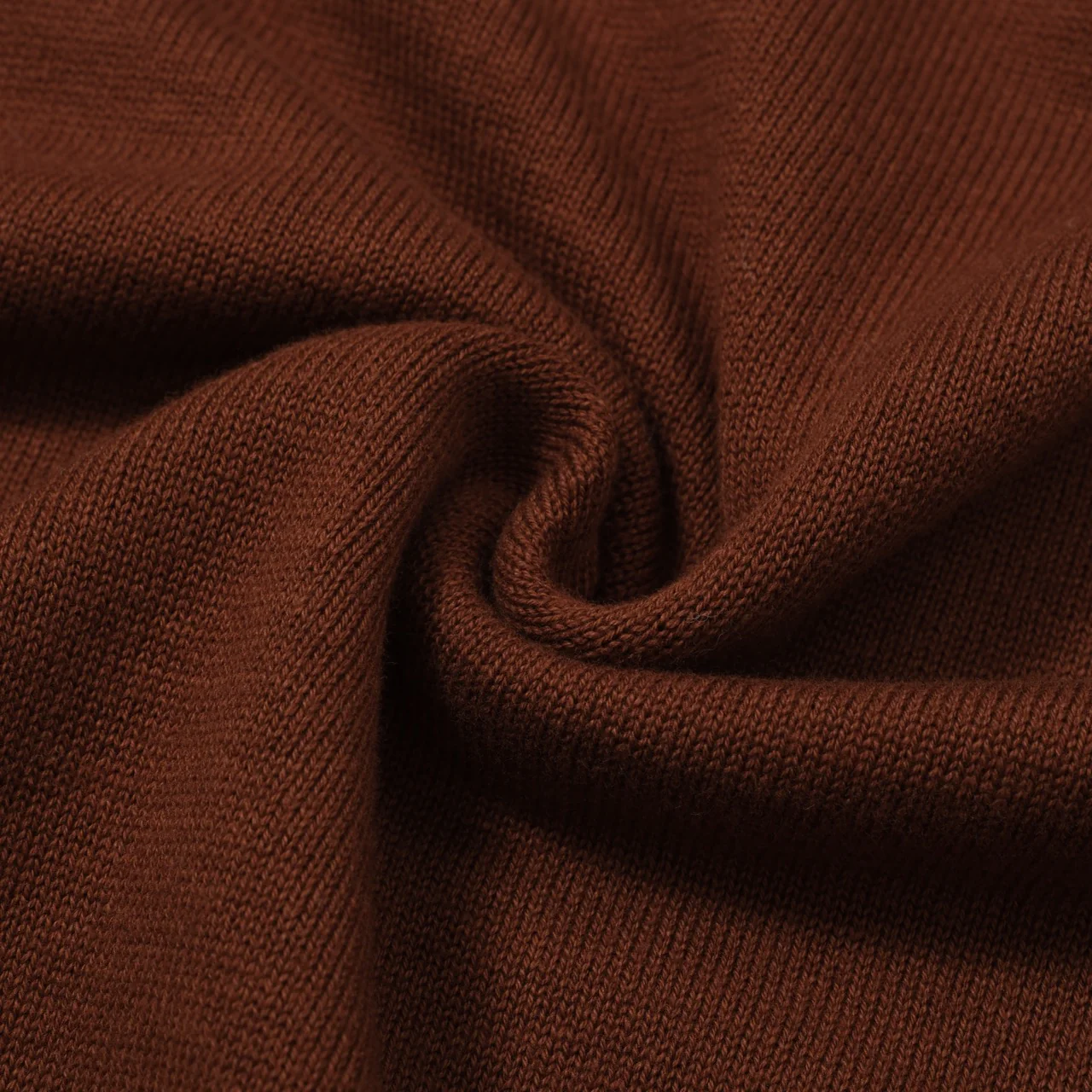 Men's 70s Brown Knit Tee – Retro Racing Stripe Shirt - Image 6