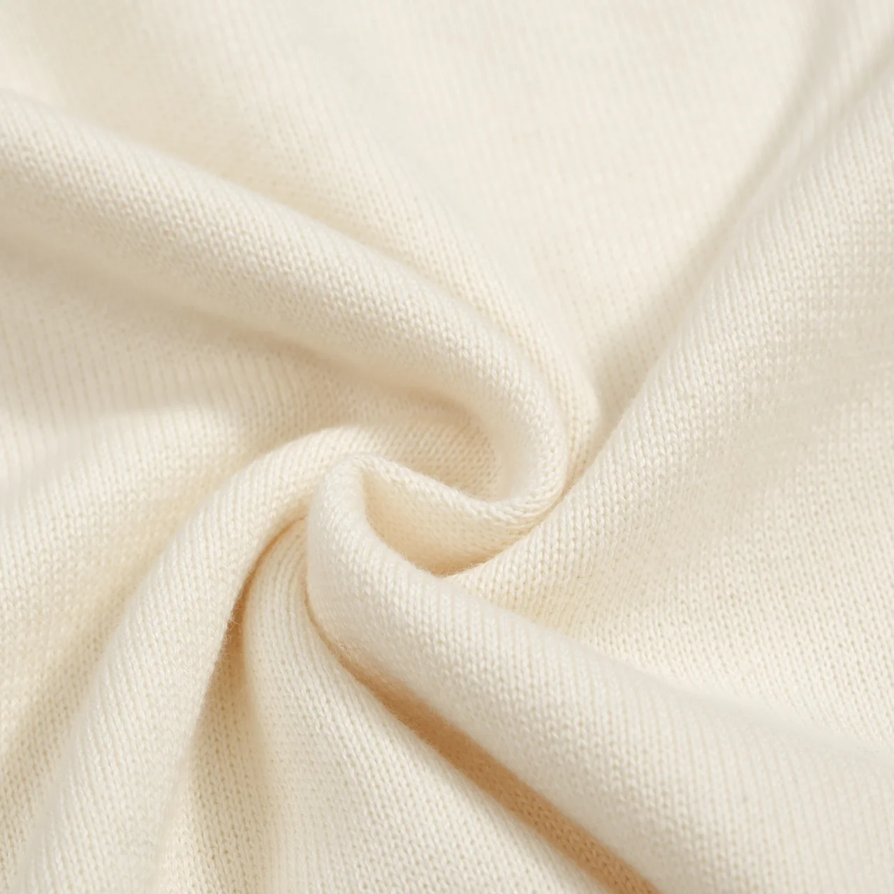 Men's 70s Embroidered Knit Pullover – Cream Retro Sweater with Floral Collar Detail - Image 10