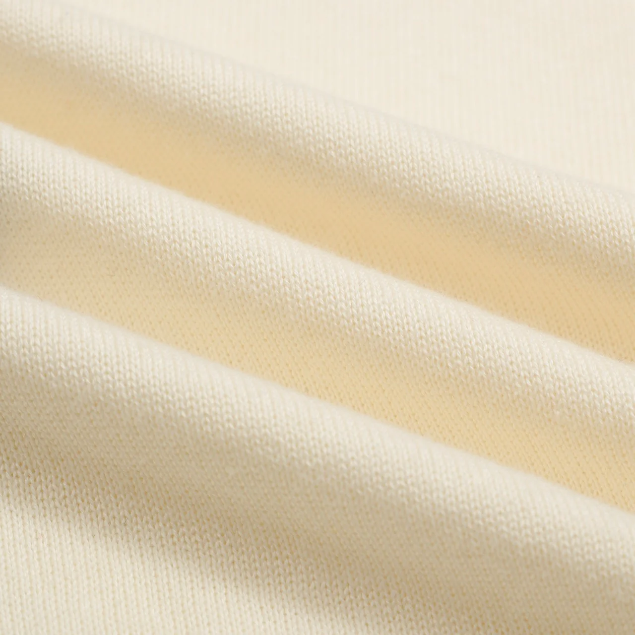 Men's Retro Knit Polo – Vintage Cream Button-Up with Bulldog Graphic - Image 9