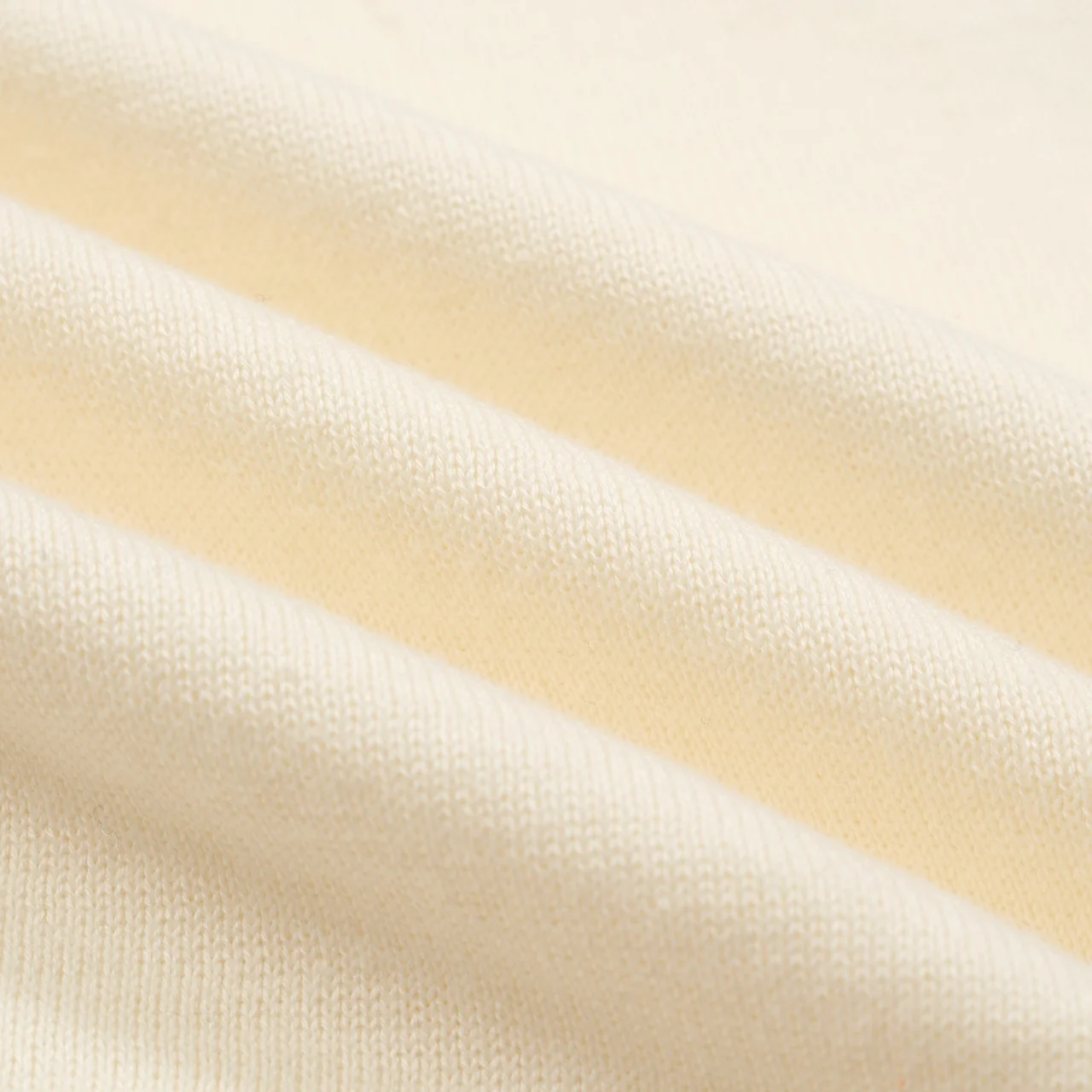 Men’s Cream Knitwear – Embroidered animal with Orange Trim - Image 9