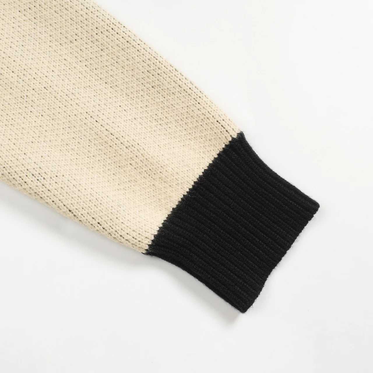 Men's apricot star jacquard knit sweater jacket - Image 7