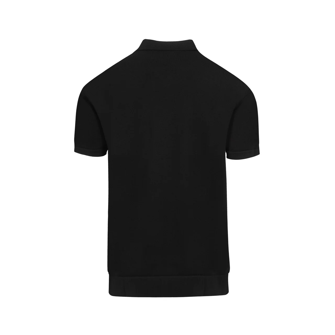 Men's black pocket knit cardigan - Image 3