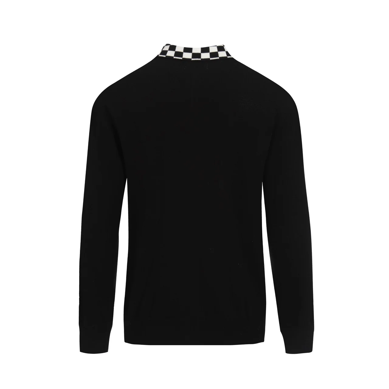 Men's black vintage striped artistic fashion street cardigan - Image 3