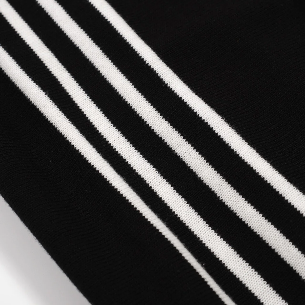 Men's black vintage striped artistic fashion street cardigan - Image 9