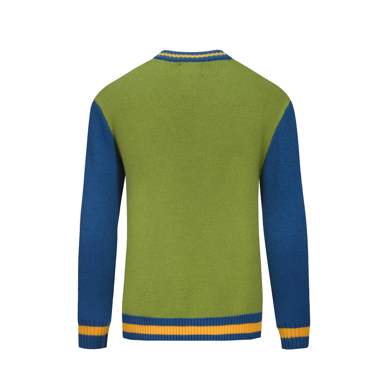 Men's blue puppy basketball jacquard vintage knitwear - Image 3