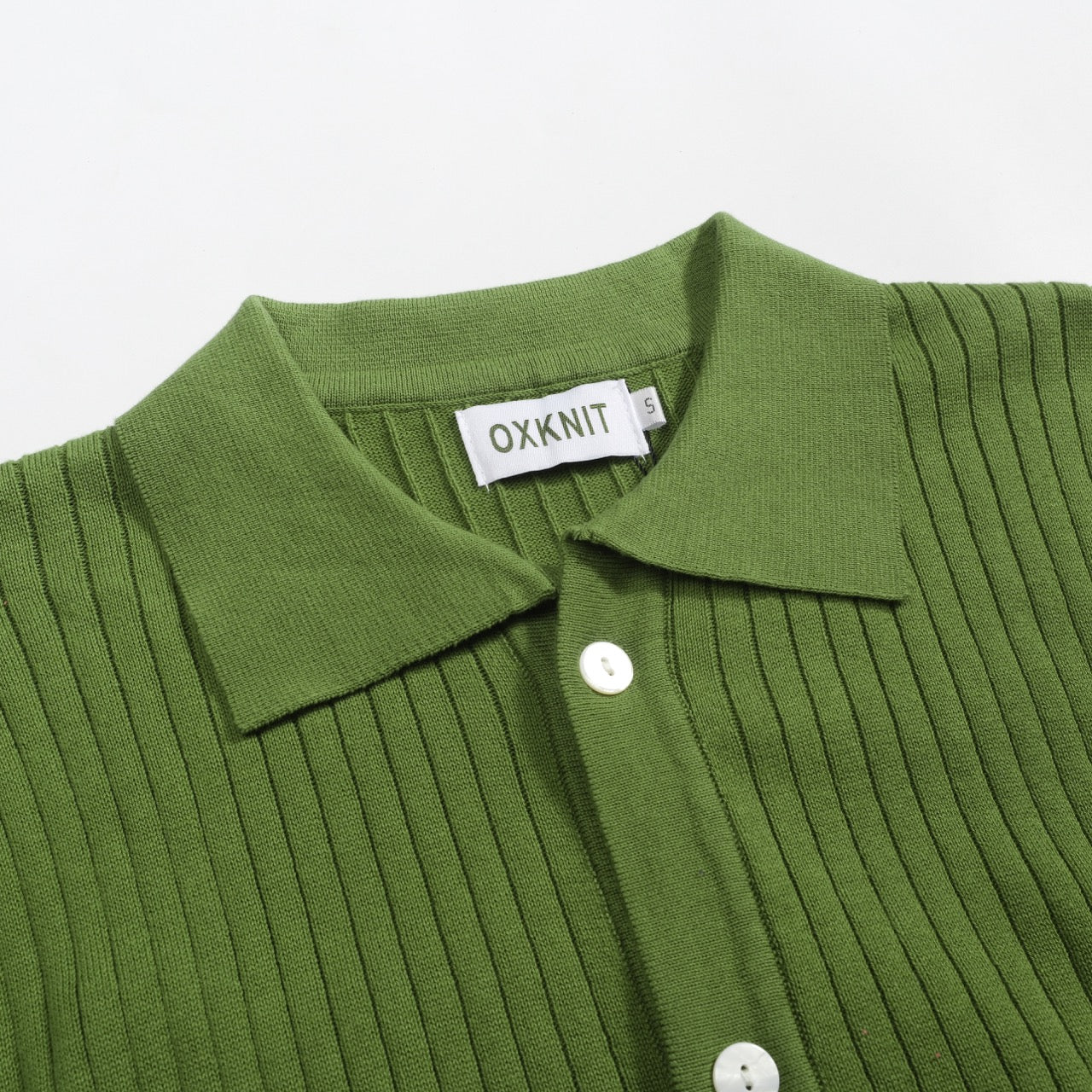 Men's green pit bar vintage knitted cardigan - Image 4