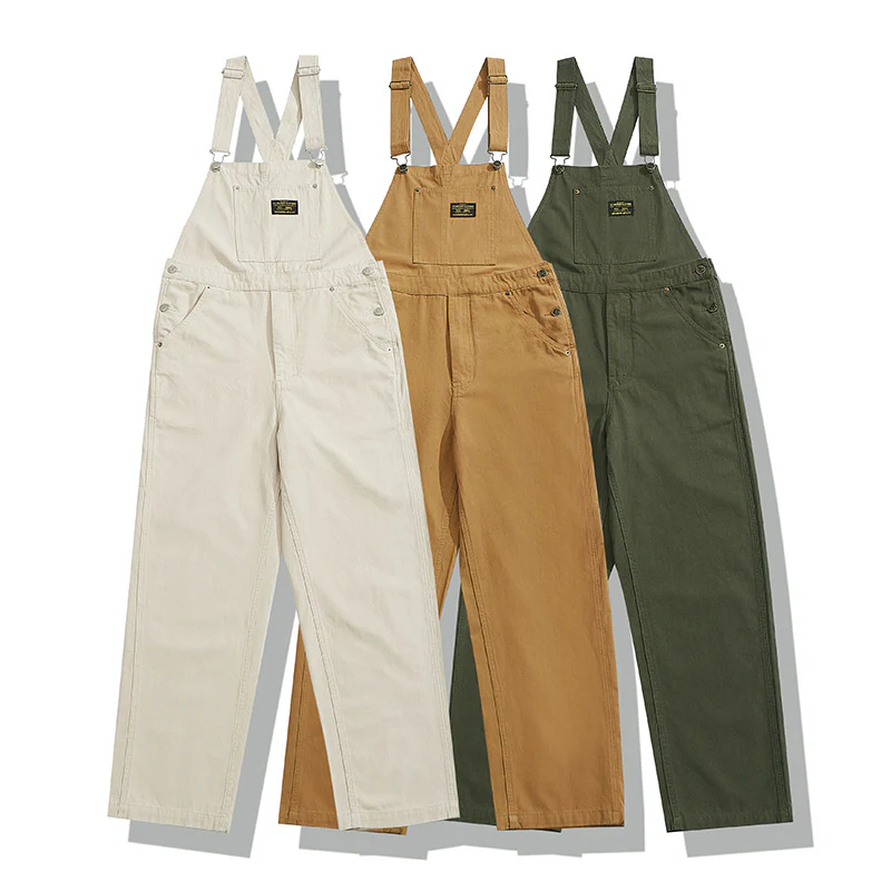 Men's retro casual suspender overalls jumpsuit - Image 8