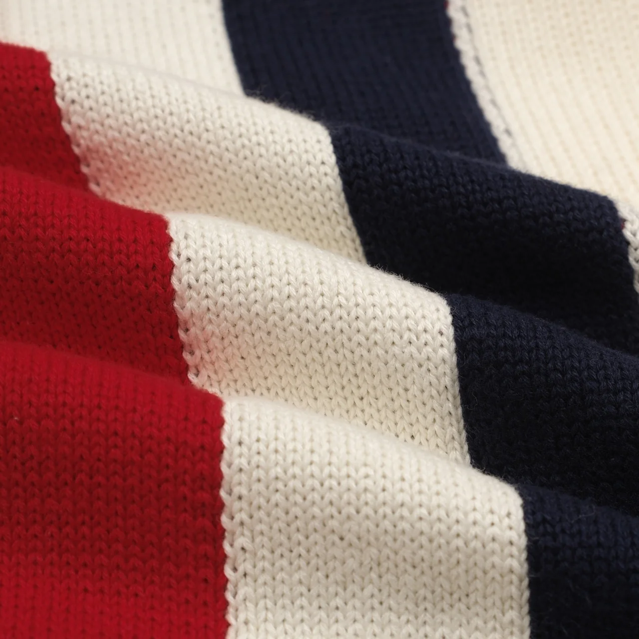 Men's white apricot 1969 jacquard vintage knitwear - Image 7
