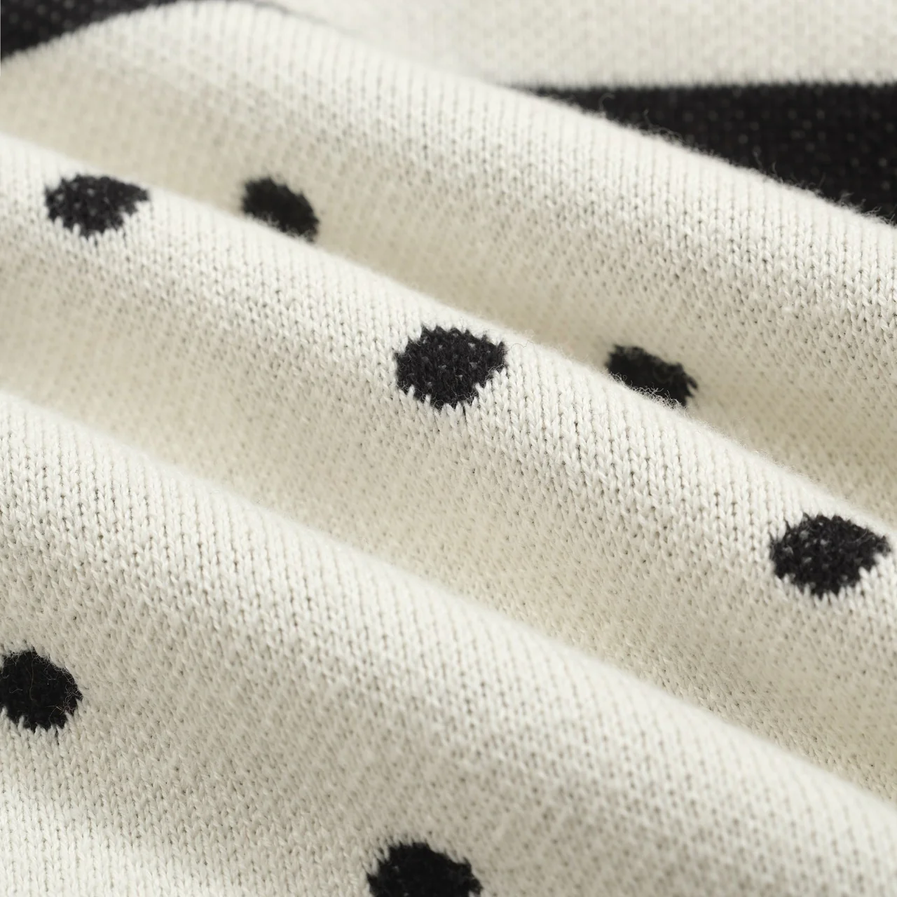 Men's white striped bird art jacquard cardigan - Image 9