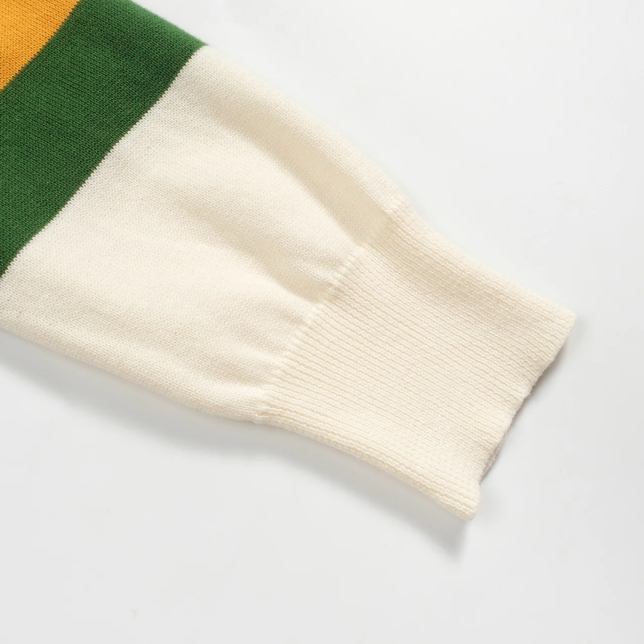 Men's white vintage aesthetic striped casual knitwear - Image 6
