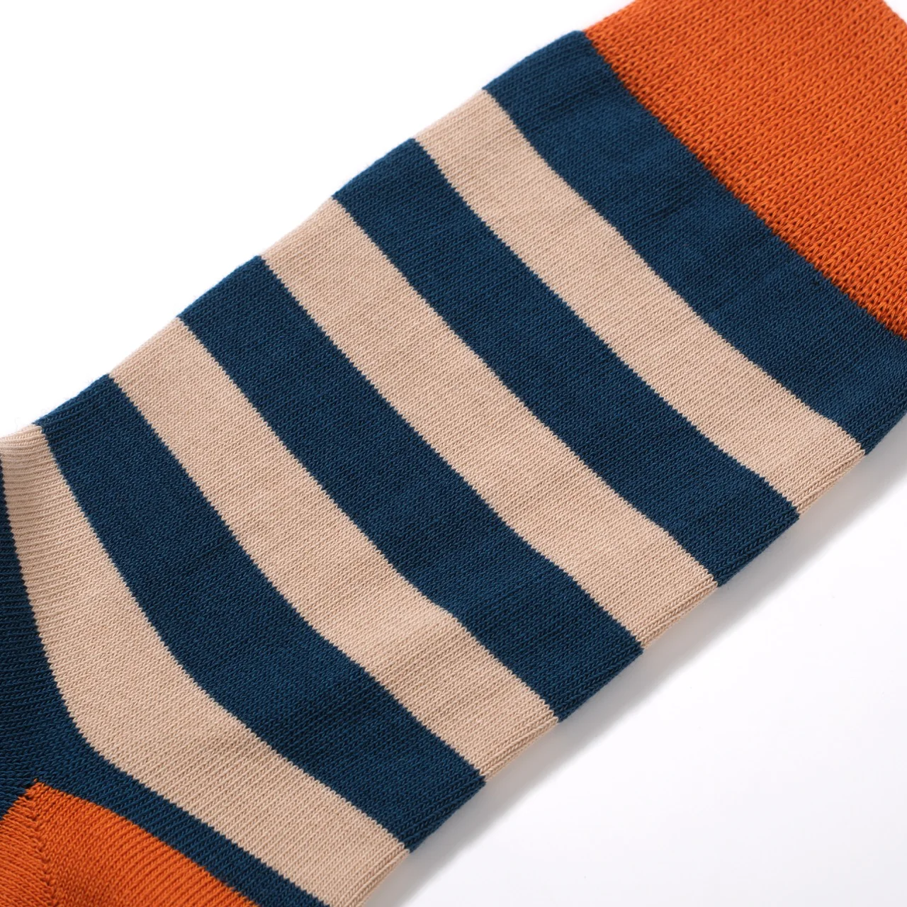 Striped Mid-Calf Length Socks Men's Cotton Socks - Image 13