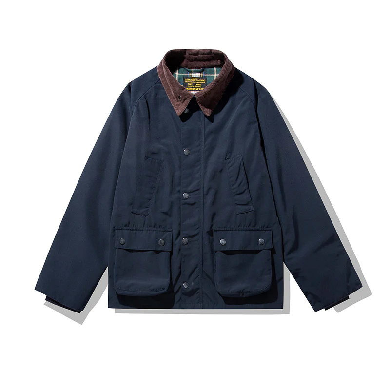 Waterproof hunting oil wax jacket trench coat tooling jacket - Image 3