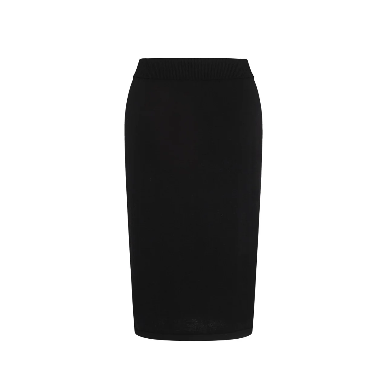 Women’s Black Knit Set with Colorful Lightning Graphic – Crop Top & Pencil Skirt - Image 6