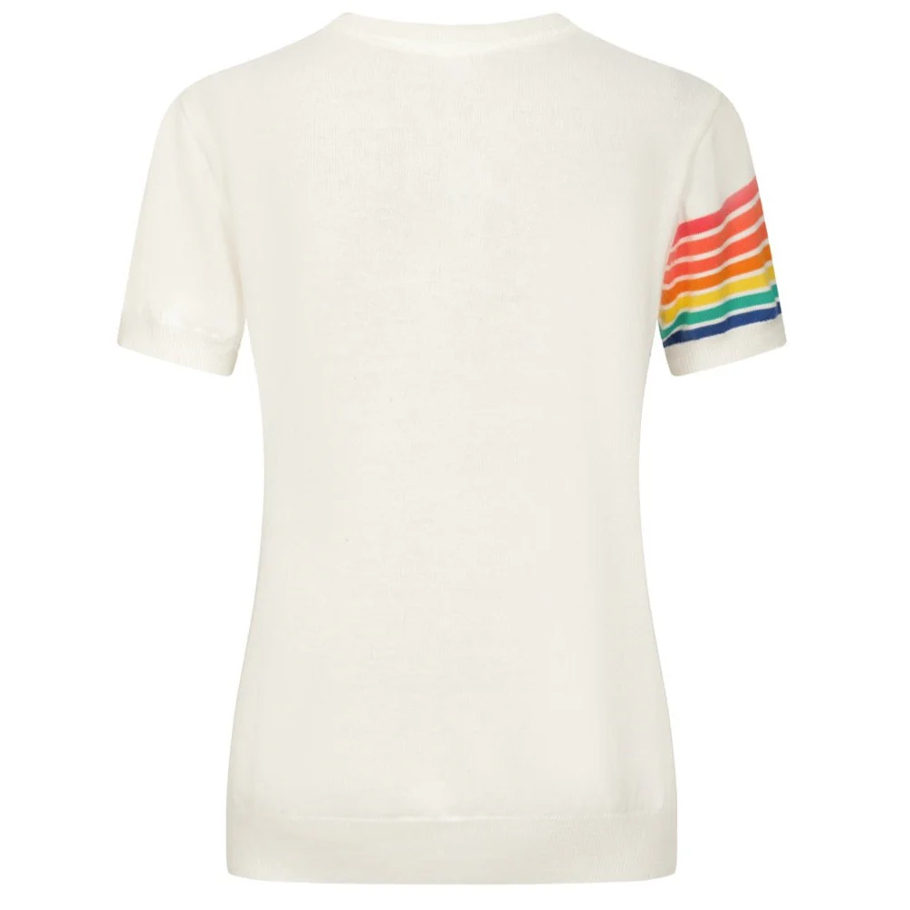 Women Colors for Sunrise Short Sleeves Knitwear - Image 8