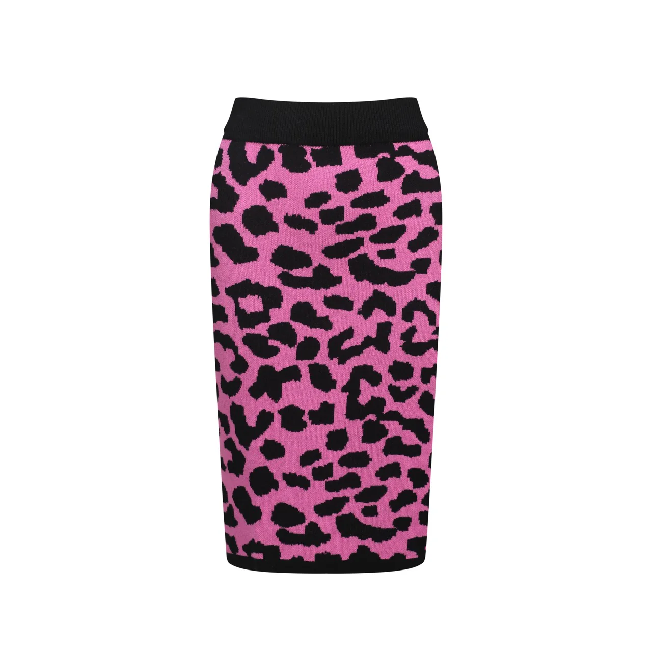 Women’s Pink Leopard Print Knit Set with Leopard and Plant Graphic - Image 6