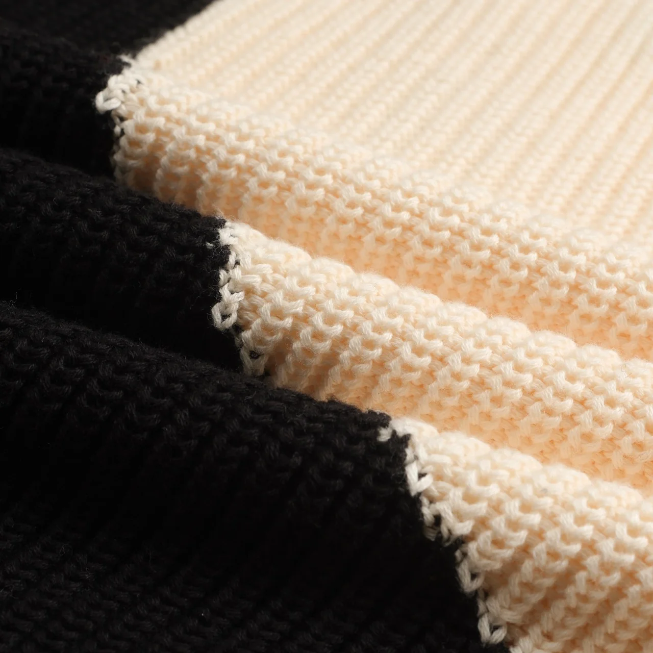 Women's black collage art vintage knitwear - Image 2