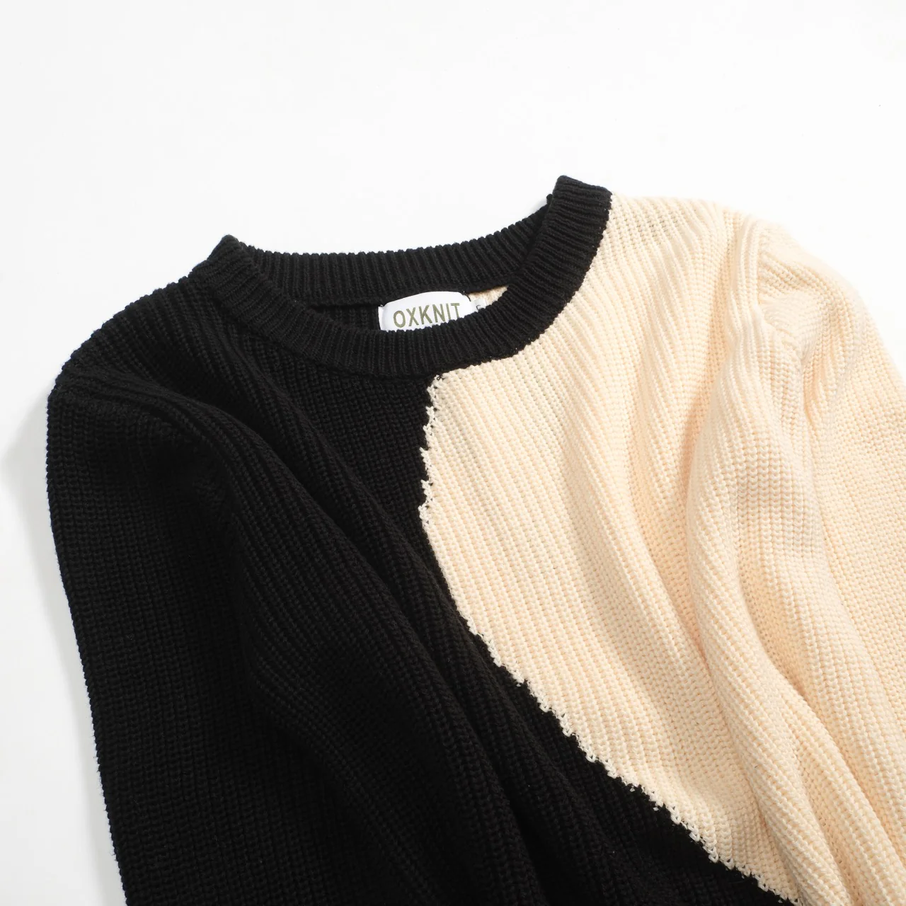 Women's black collage art vintage knitwear - Image 9
