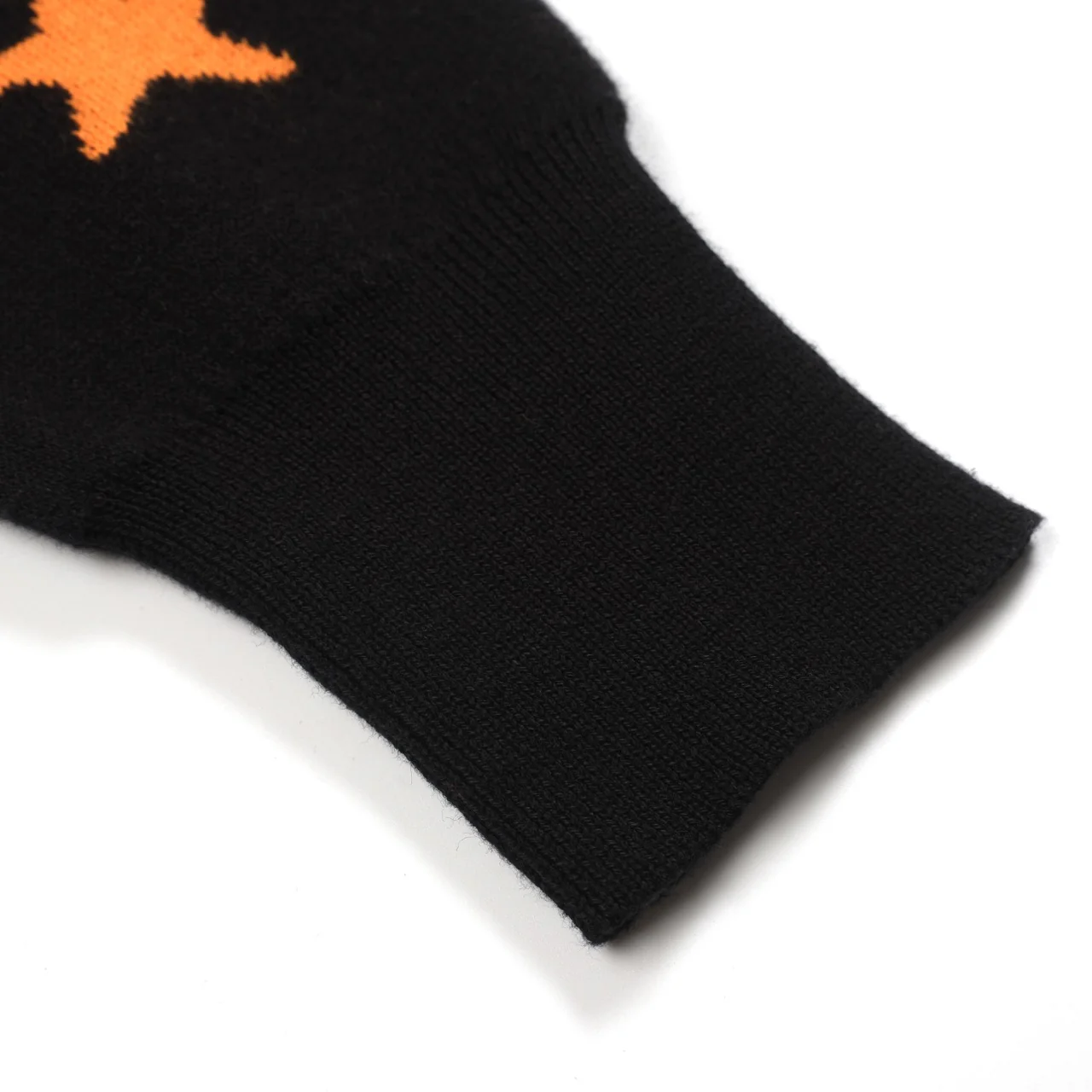 Women's black star moon jacquard knitwear - Image 9