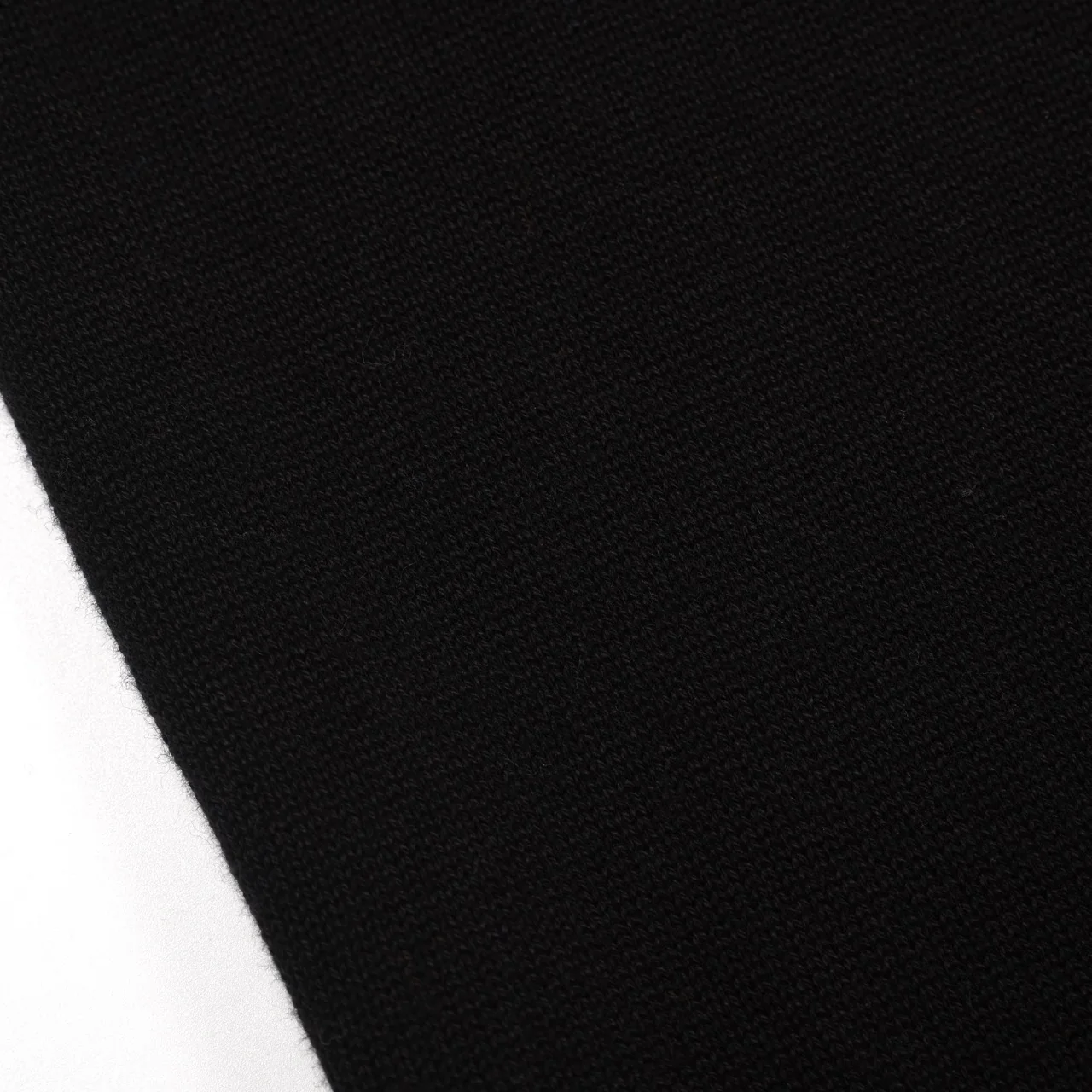 Women's black street art retro fashion knit polo shirt - Image 9