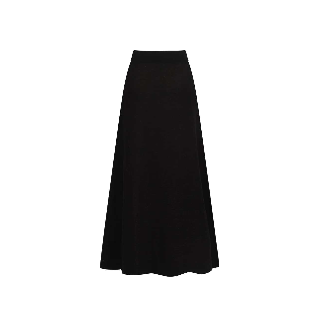 Women's black tiger print vintage knit skirt - Image 3
