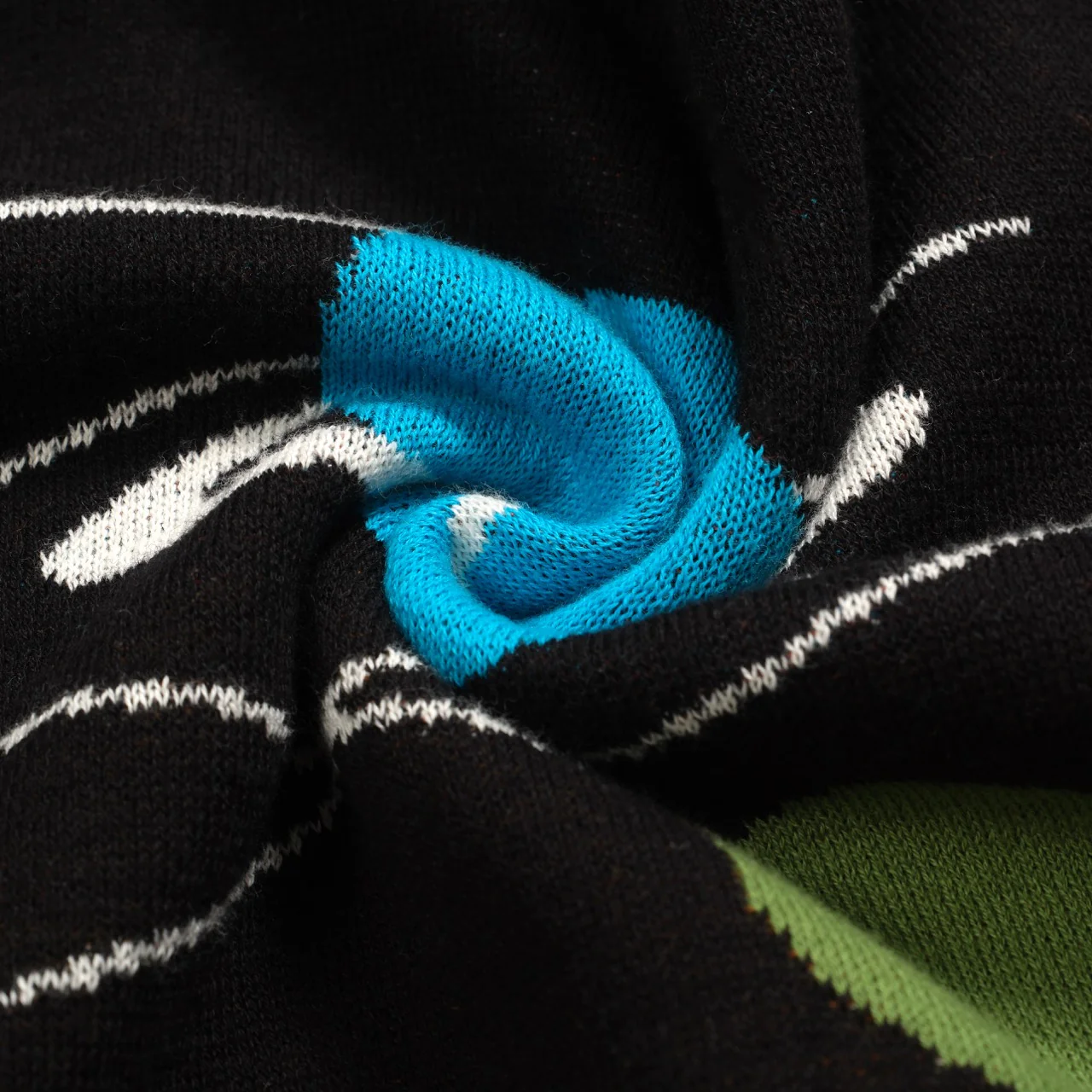 Women's black vintage Planet jacquard knitwear - Image 9