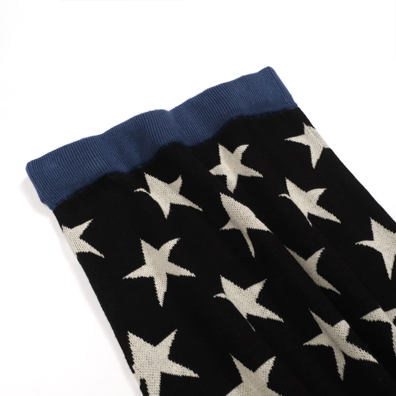 Women's black vintage star cheetah street fashion jacquard knit set - Image 10