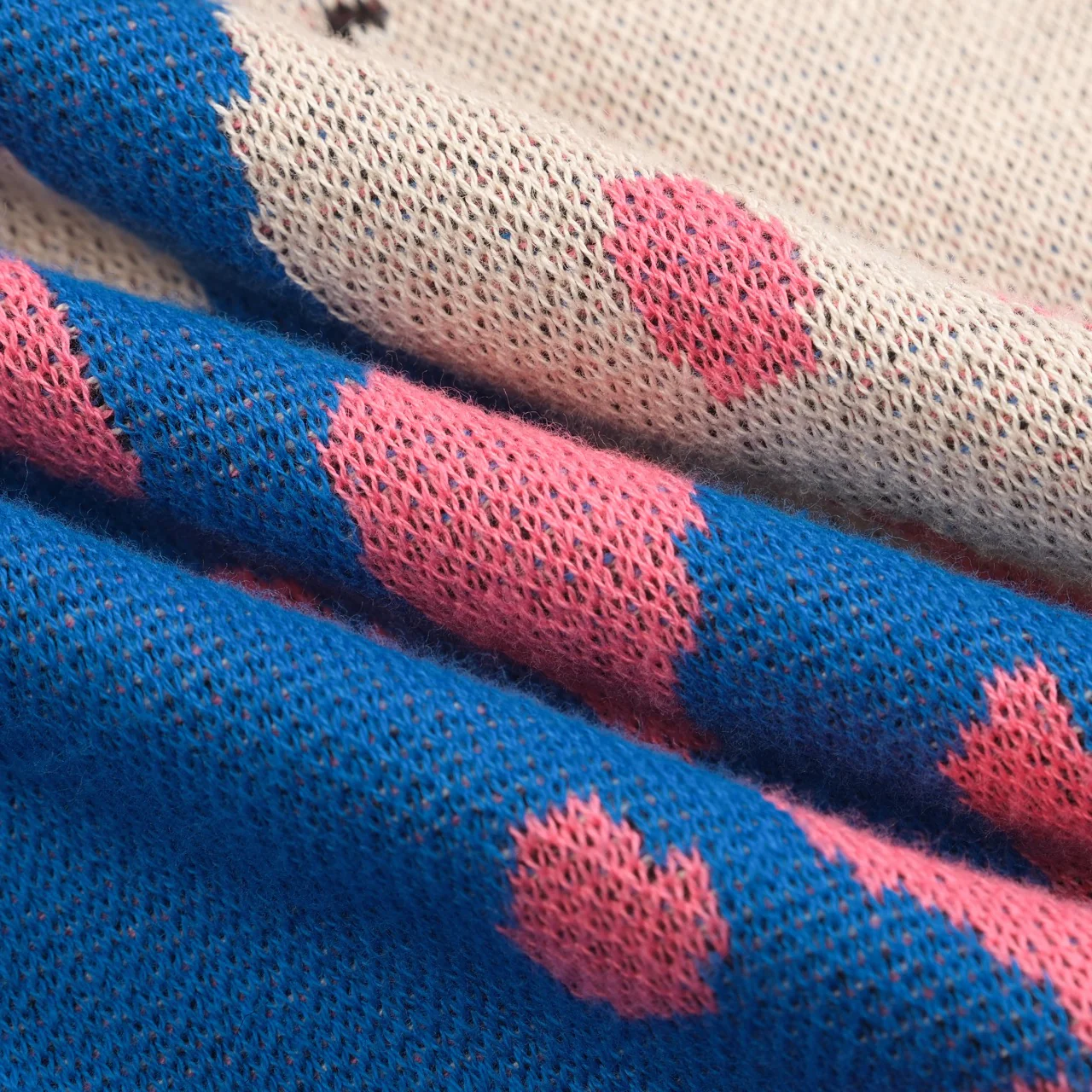 Women's blue bird animal jacquard knitwear - Image 9