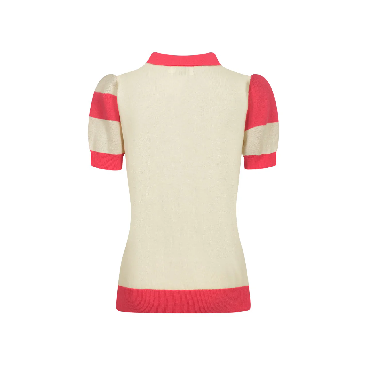 Women's Dachshund jacquard knitted V-neck polo - Image 2