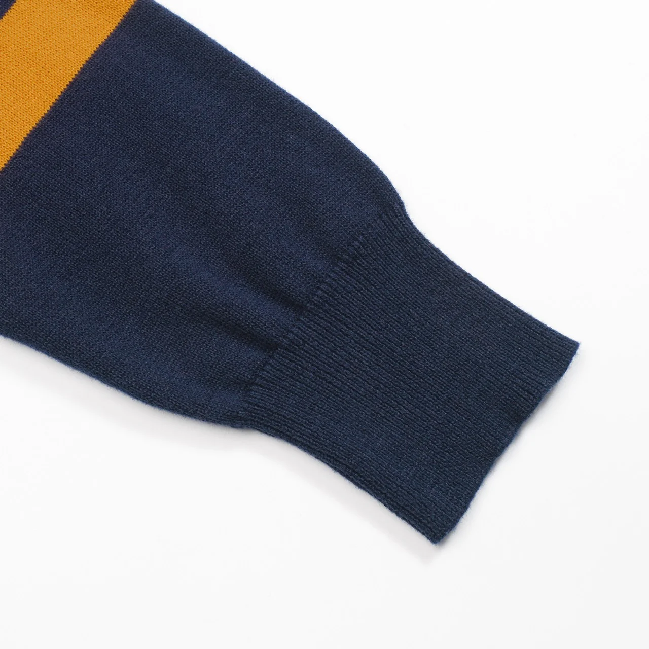 Women's dark blue striped knitted skirt suit - Image 9
