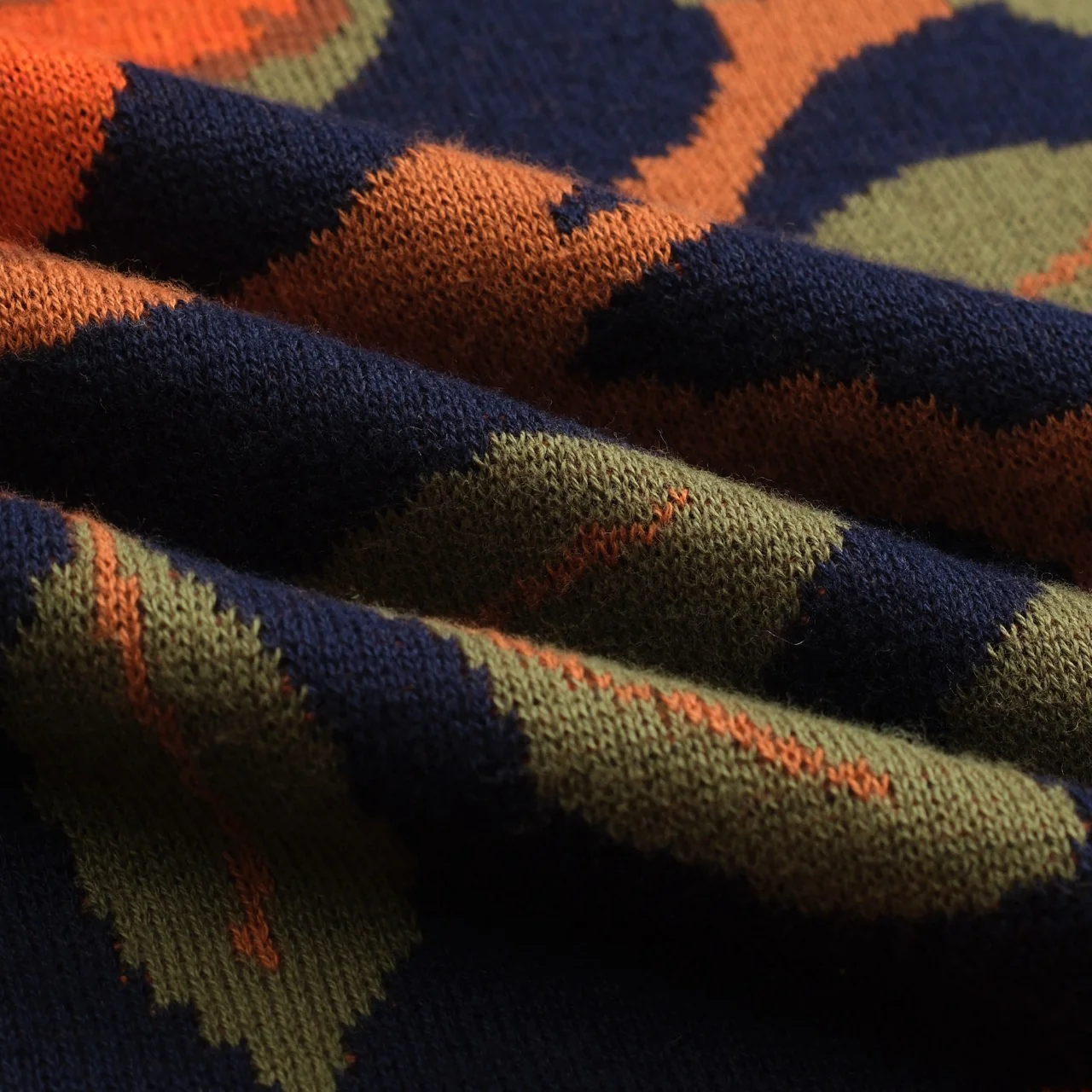 Women's dark blue vintage squirrel print knitwear - Image 7