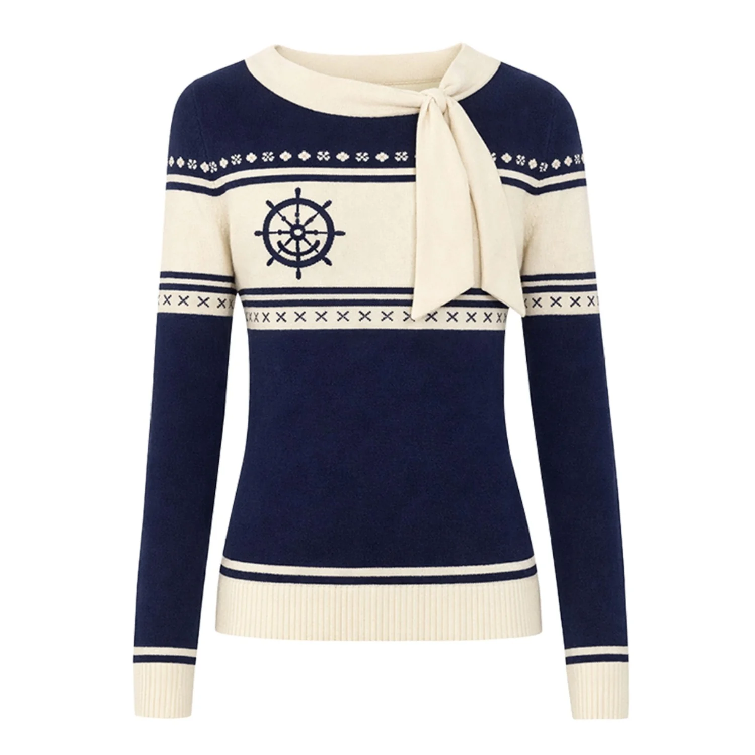 Women's Fashion Classic Retro Artistic Jacquard Knitwear