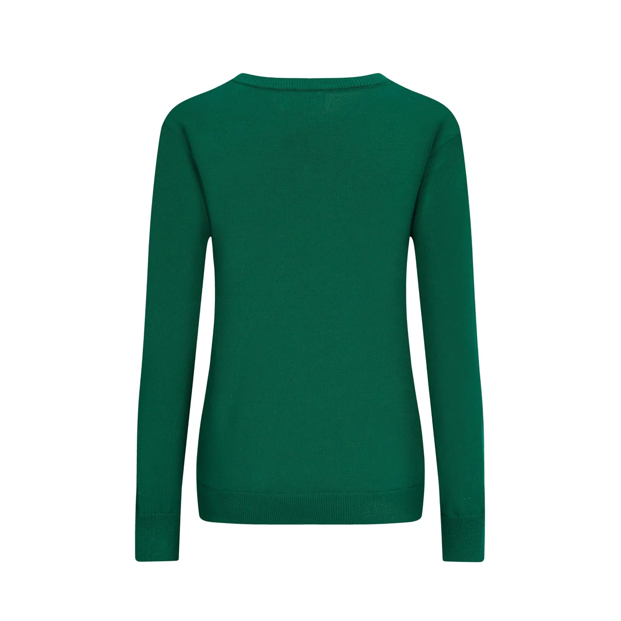 Women's green lightning pattern jacquard knitwear - Image 3