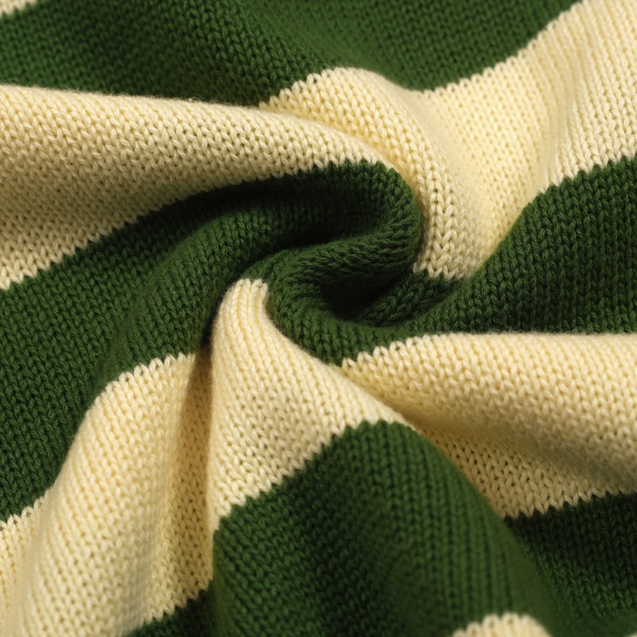 Women's green striped vintage pentacle knitwear-longer sleeves - Image 10