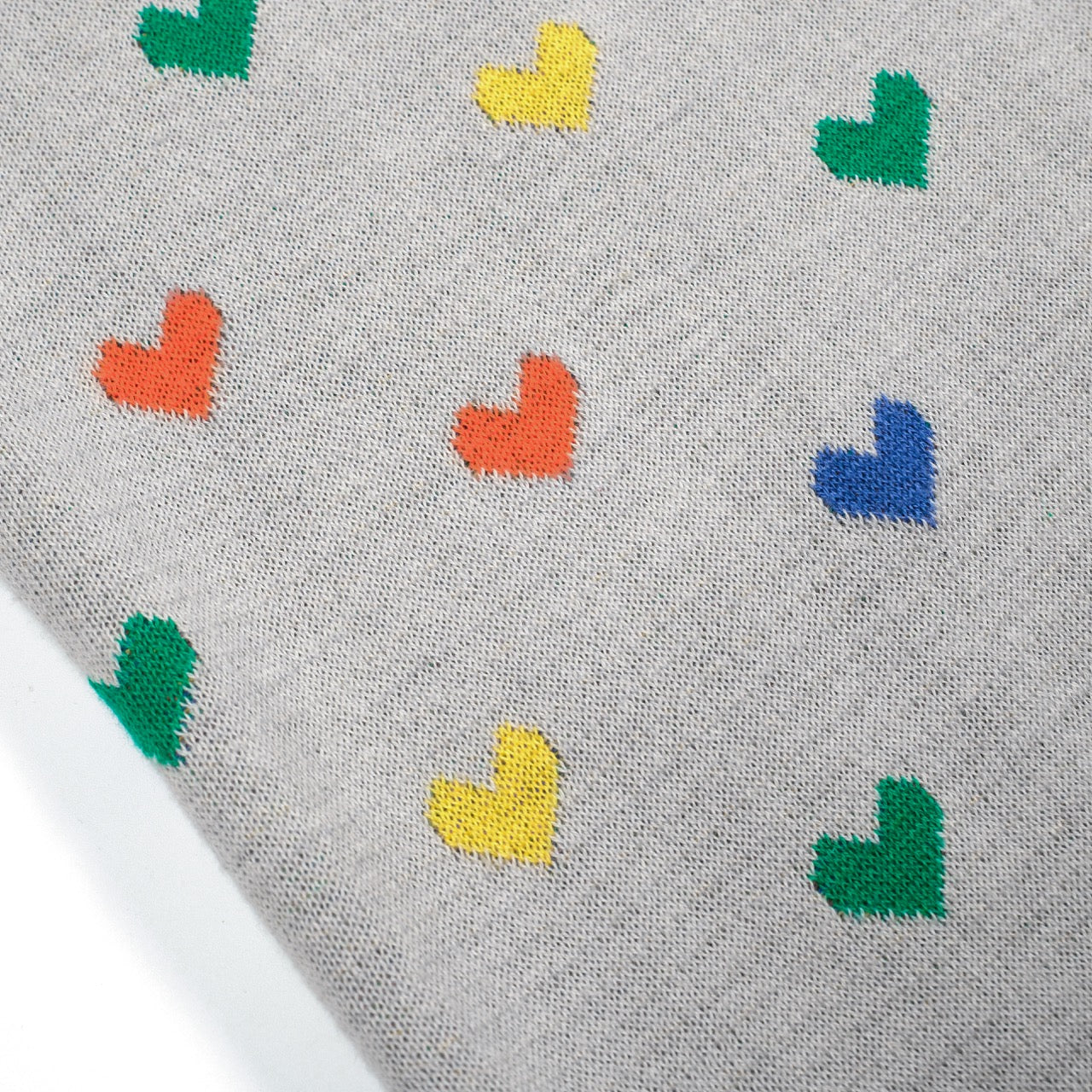 Women's grey heart-shaped vintage jacquard knitwear - Image 5
