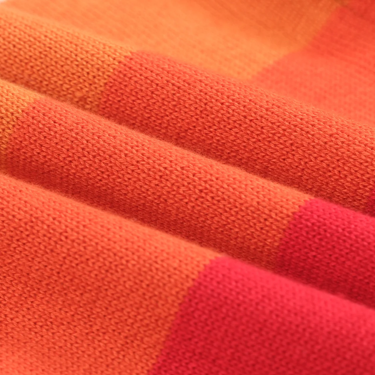 Women's multicolor striped V-neck knitwear - Image 2