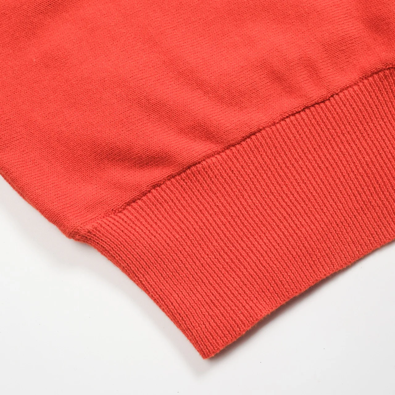 Women's orange striped jacquard vintage knitwear - Image 5