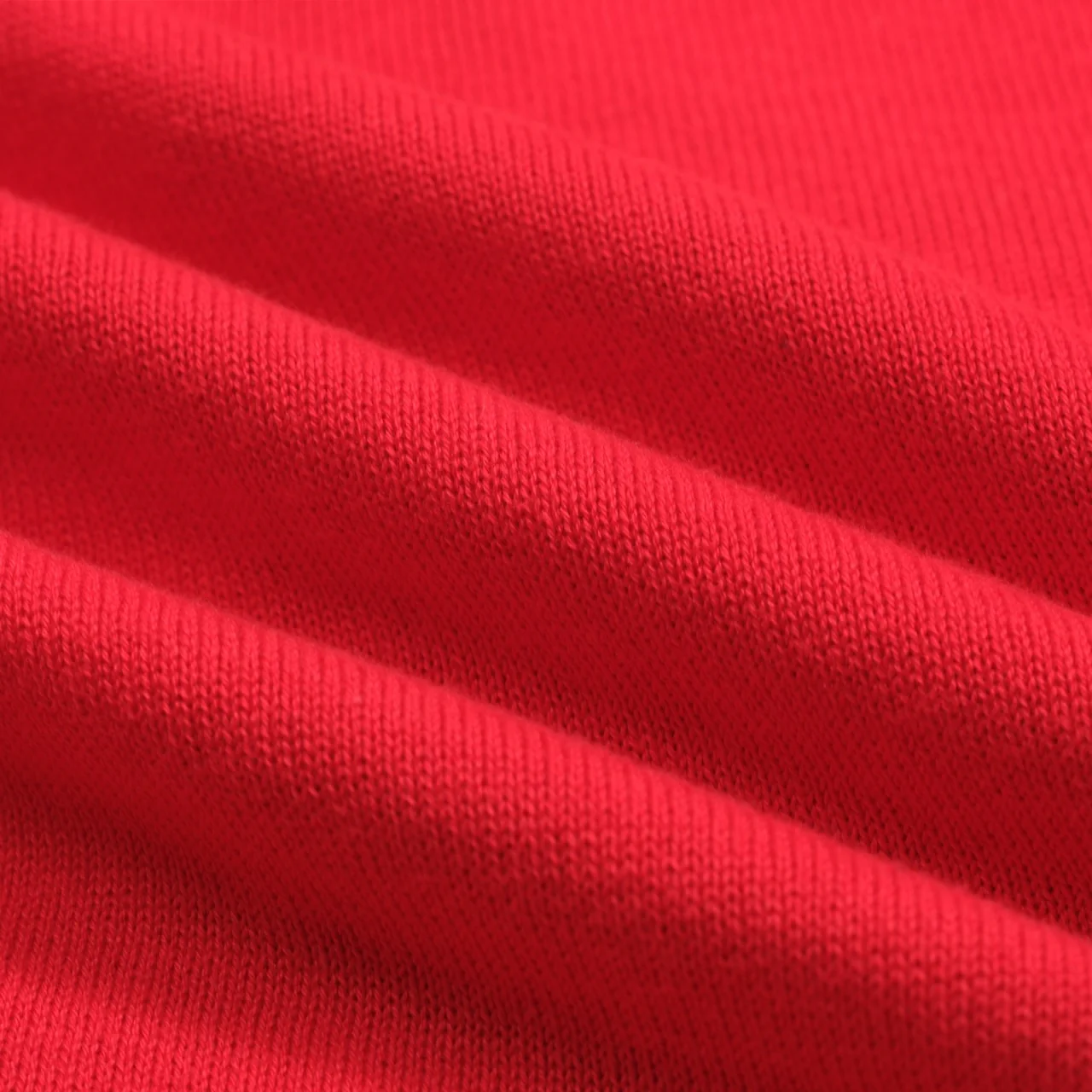 Women's red vintage jacquard V-neck knit T-shirt - Image 10