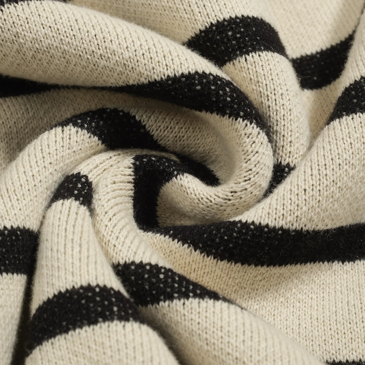 Women's striped bird jacquard vintage knitwear - Image 10
