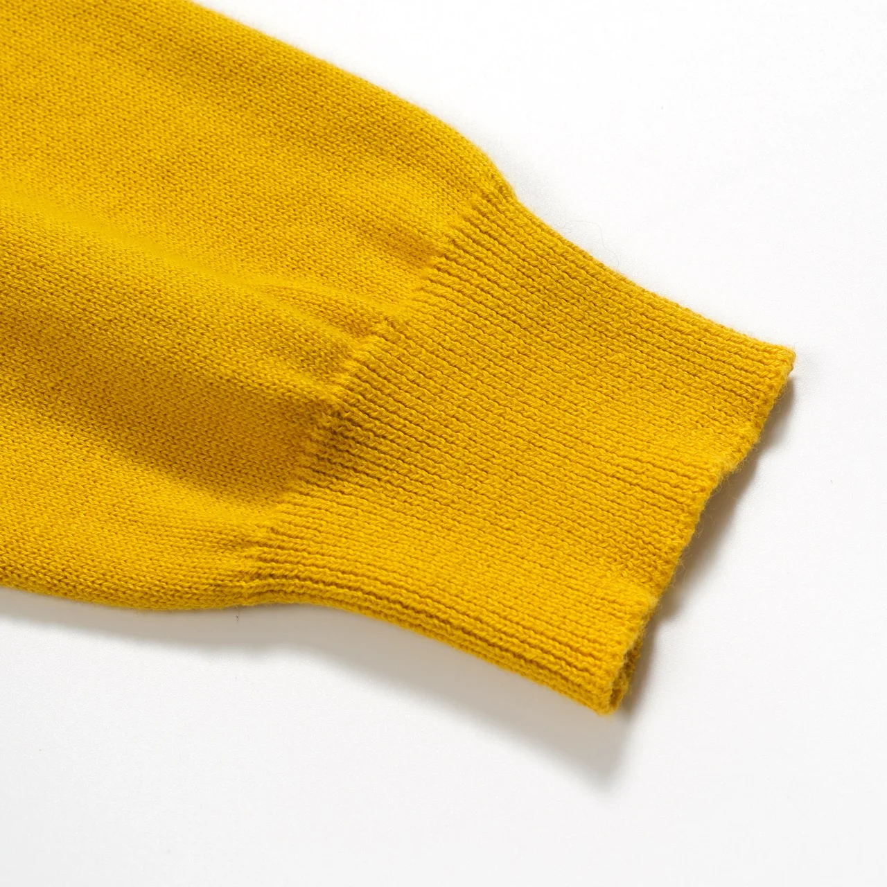 Women's yellow striped vintage jacquard knitwear - Image 5