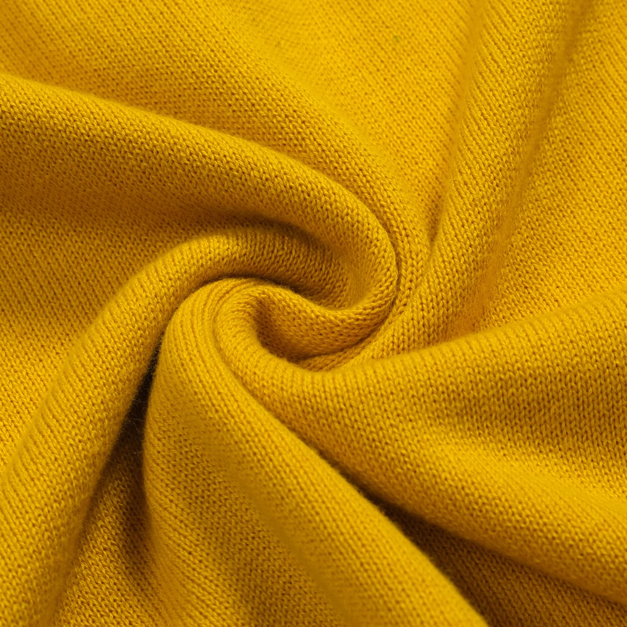 Women's yellow striped vintage jacquard knitwear - Image 9